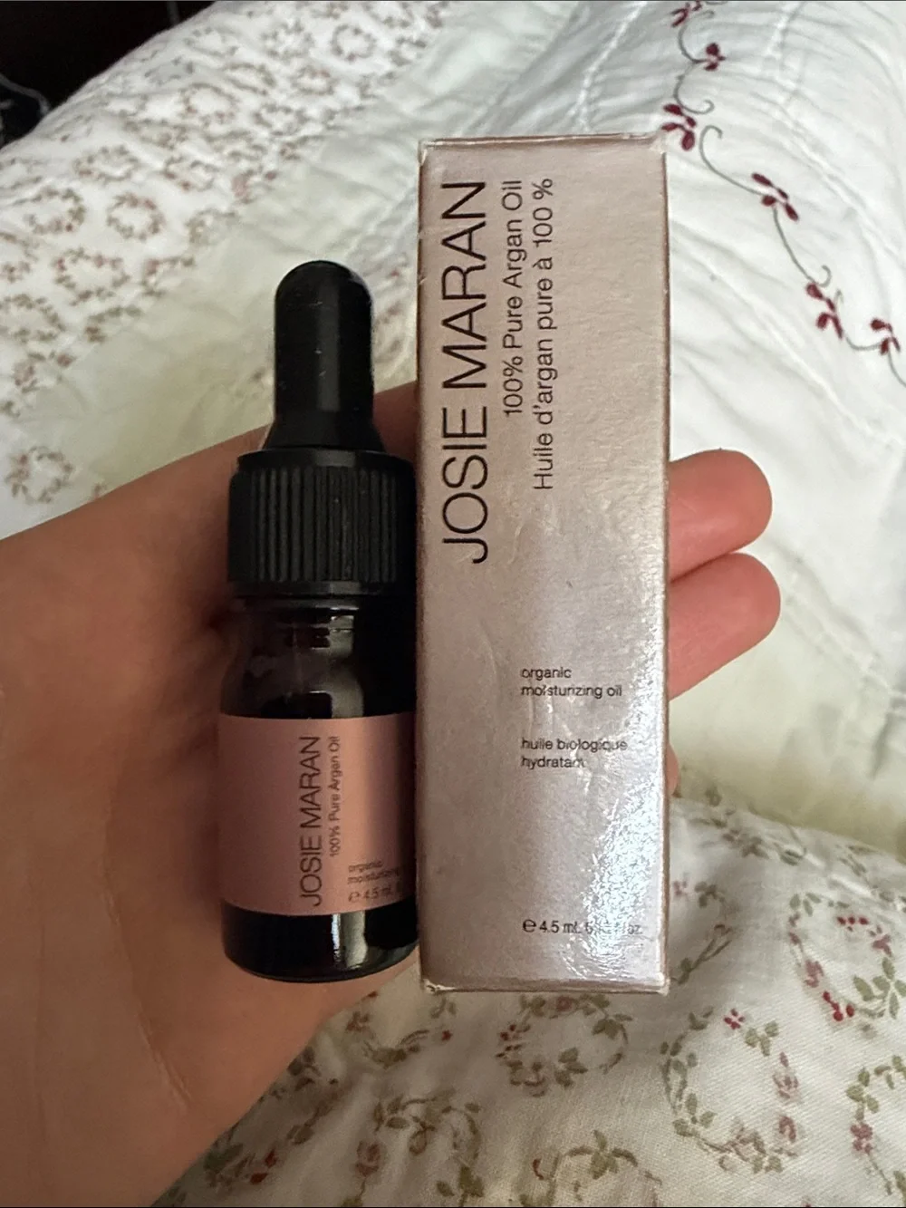 JOSIE MARAN Pink Bottle 100% Pure Argan Oil Facial Serum